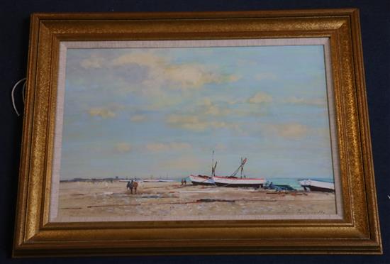 James Longueville (1942-) Aldebrugh, Suffolk 14 x 20in. sold with the Omell Galleries Reflections of Light Exhibition Catalogue